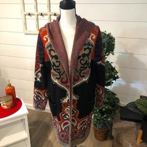 Colorful Max Sport Long-line Cardigan, size XL